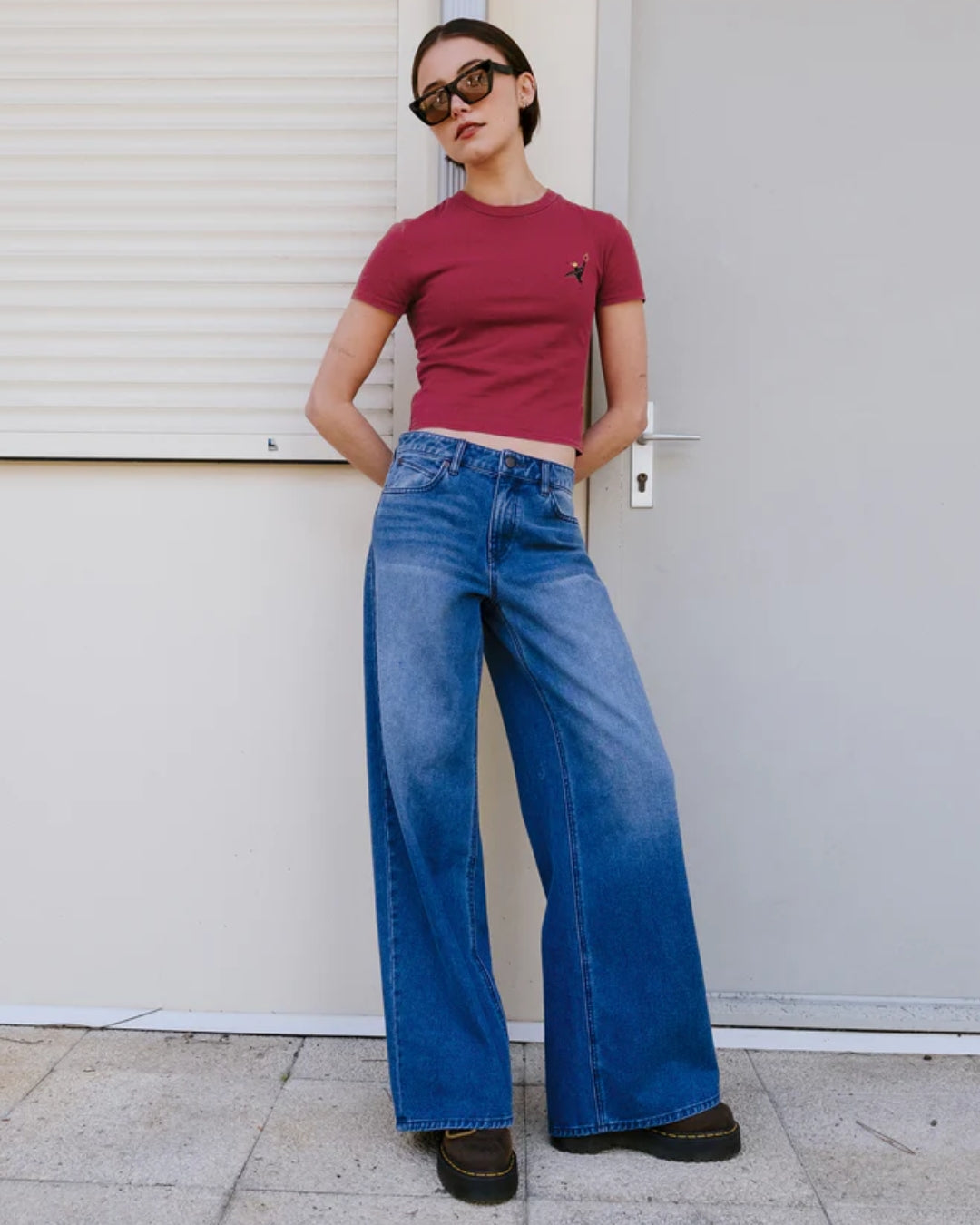 Stoned Boyfriend Low Rise Jean