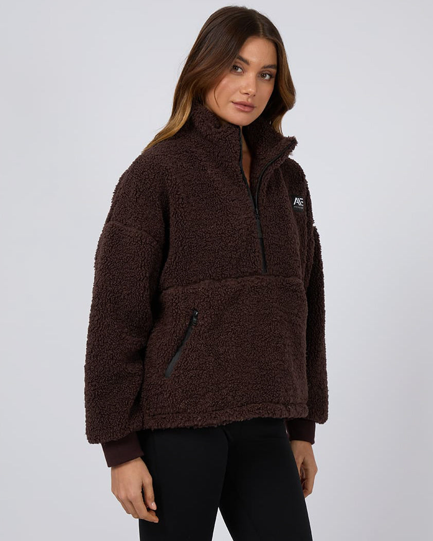 Amara Quarter Zip Teddy Fleece