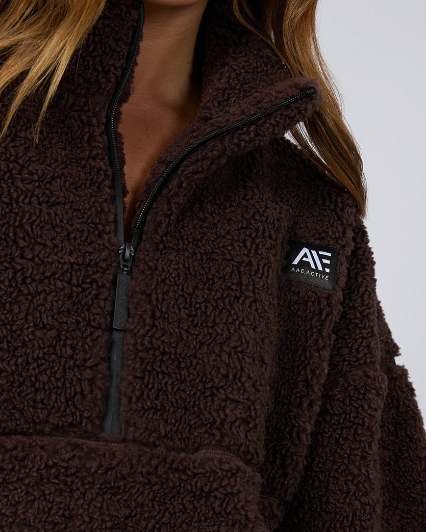 Amara Quarter Zip Teddy Fleece