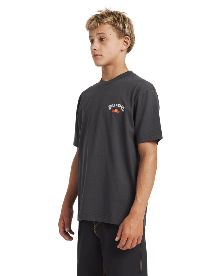 Boys Otis Flag Arch Short Sleeve Tee