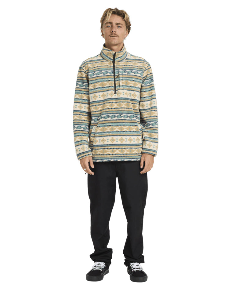 Boundary Mock Neck Fleece