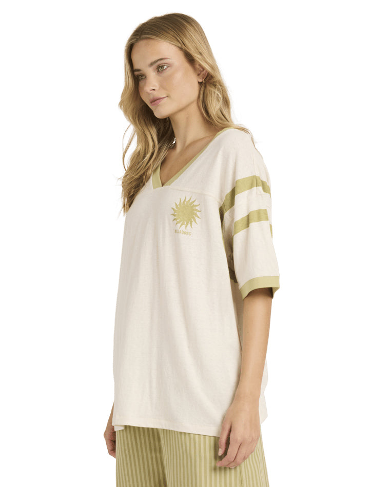 Team Beach Short Sleeve Knit Top