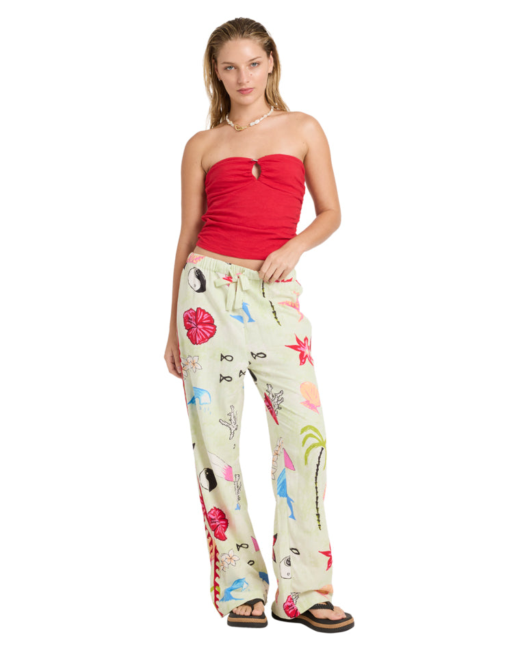 Lottie Hall Woven Elastic Pant