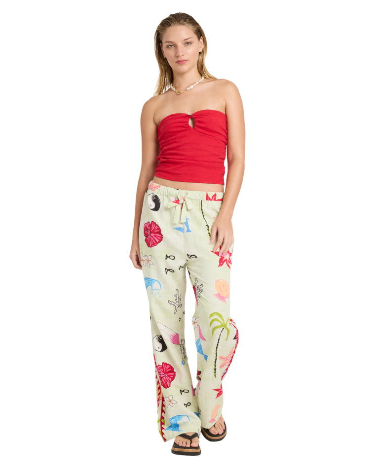 Lottie Hall Woven Elastic Pant