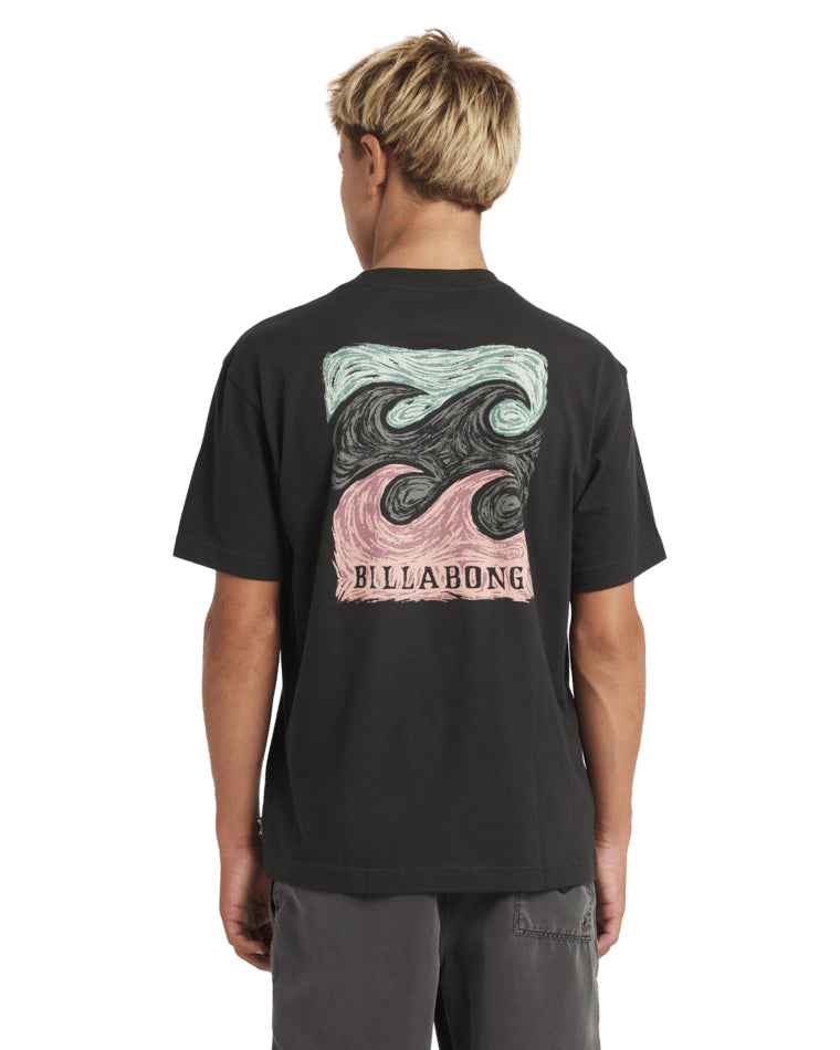 Boys Crayon Wave Short Sleeve Tee