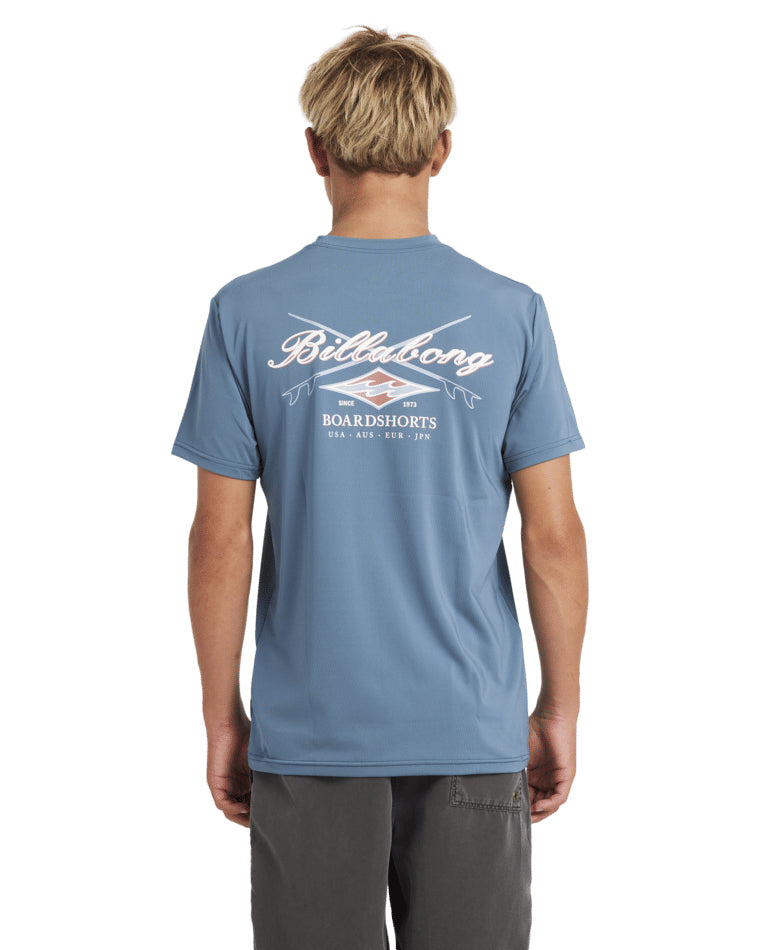 Boys Crossboards Lf Short Sleeve Rashie