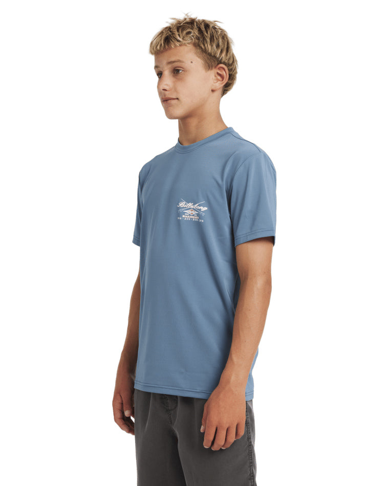 Boys Crossboards Lf Short Sleeve Rashie