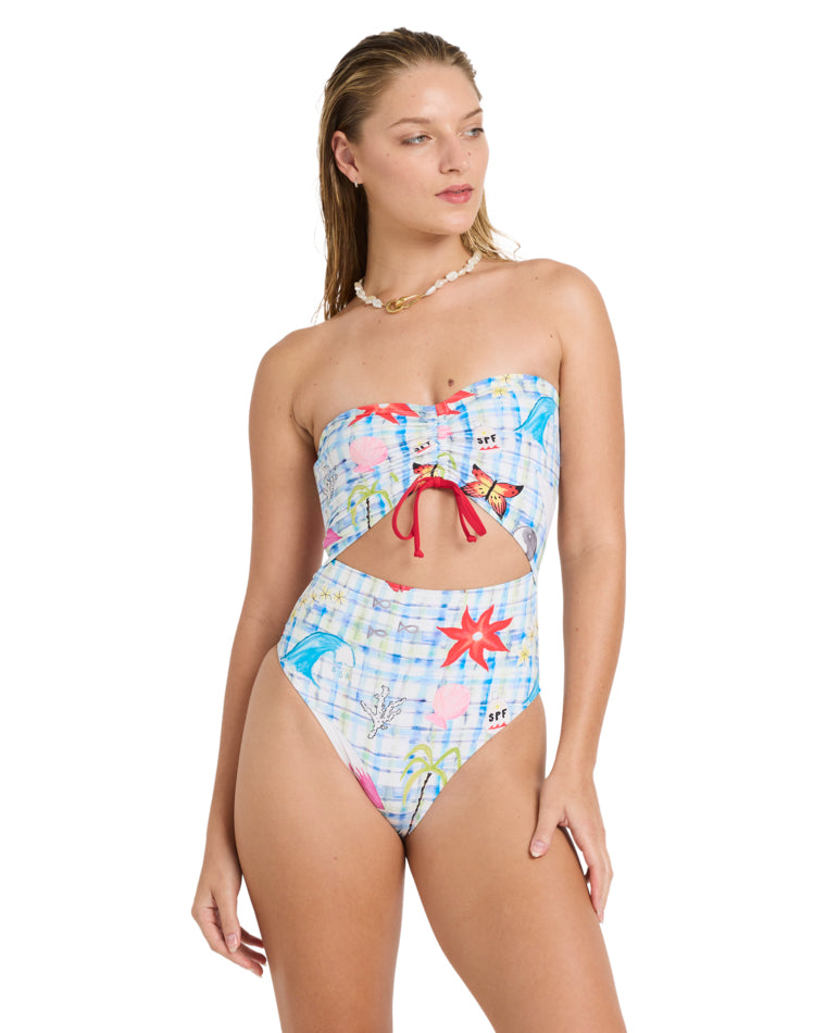 Lottie Hall Summer Bandeau One Piece