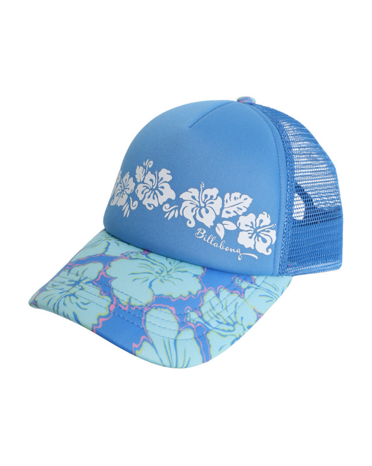 Girls Happy Hibiscus Trucker