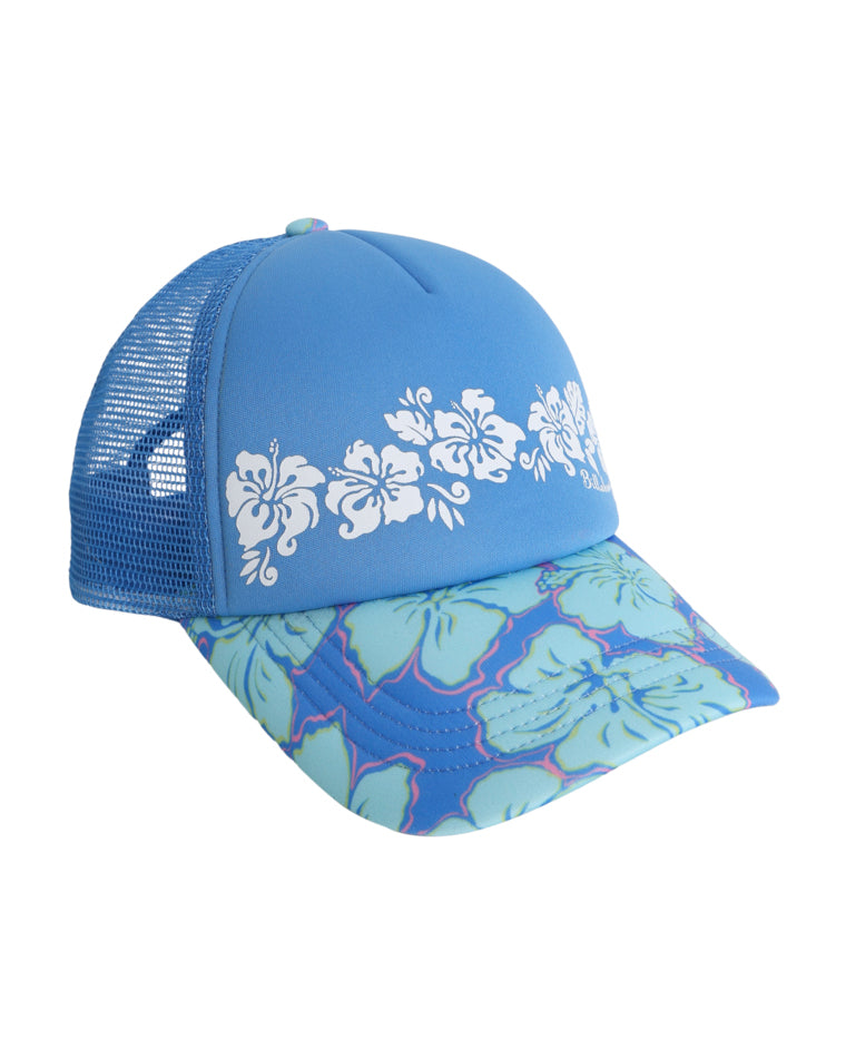 Girls Happy Hibiscus Trucker