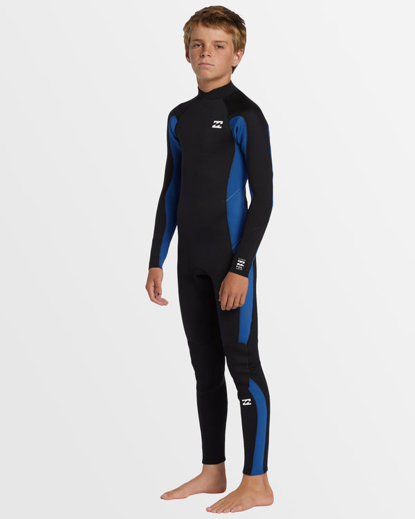 Boys Foil 3/2 Back Zip Flat Locked Full Suit