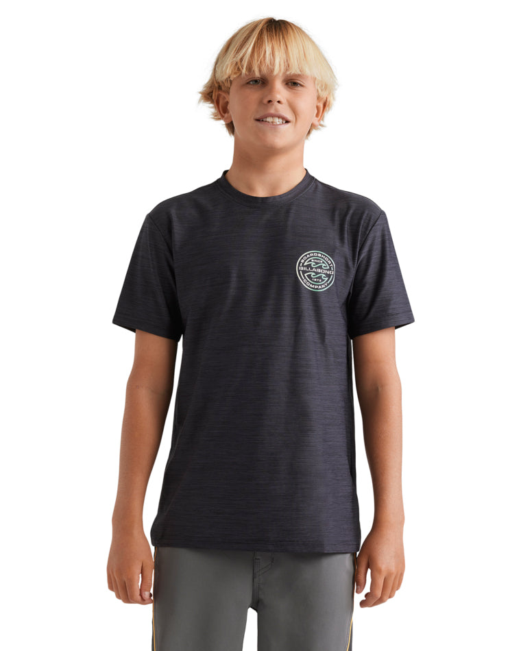 Boys Rotor Shoreline Short Sleeve Rashie