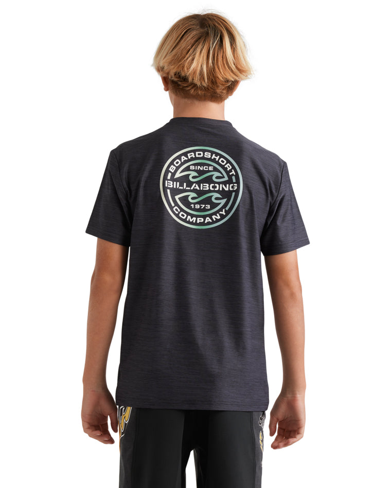 Boys Rotor Shoreline Short Sleeve Rashie