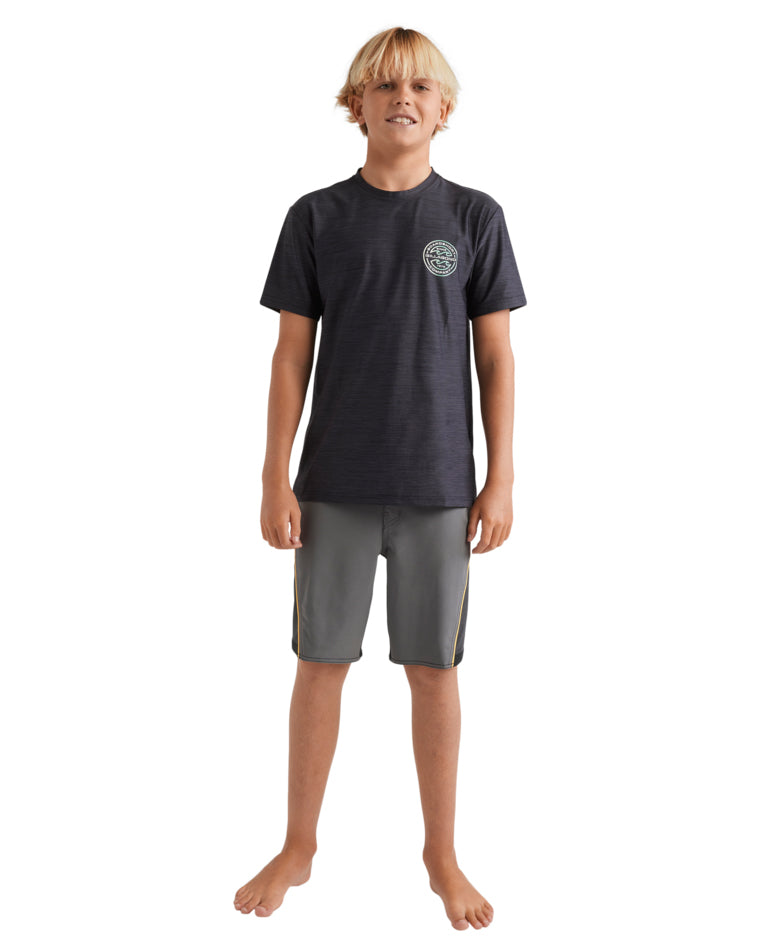 Boys Rotor Shoreline Short Sleeve Rashie