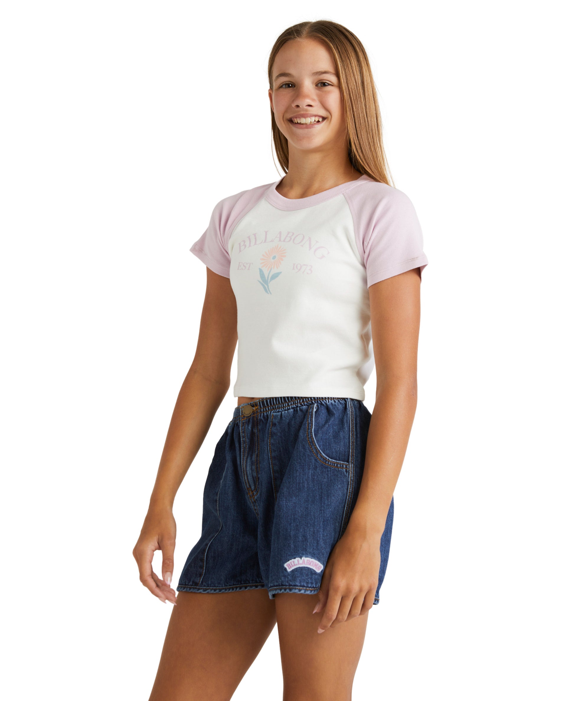 Girls Sunny Raglan Tee