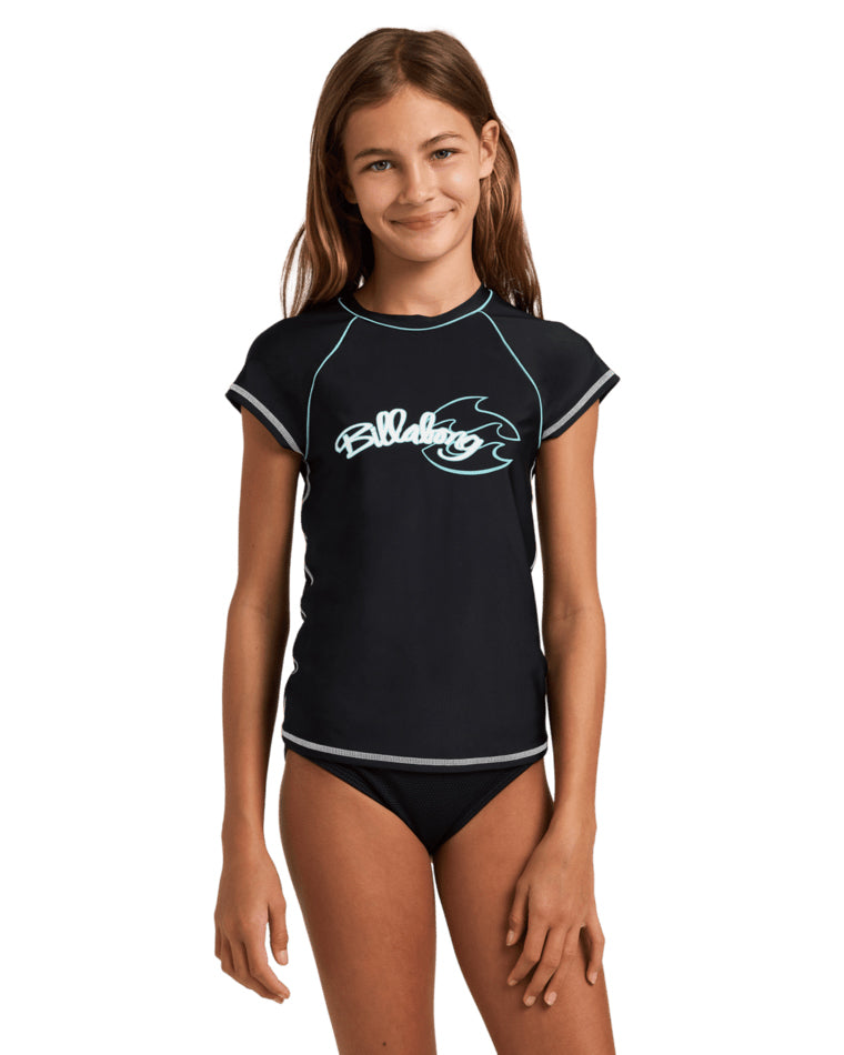 Girls Saltwater Soul Short Sleeve Rashguard