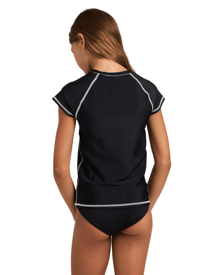 Girls Saltwater Soul Short Sleeve Rashguard