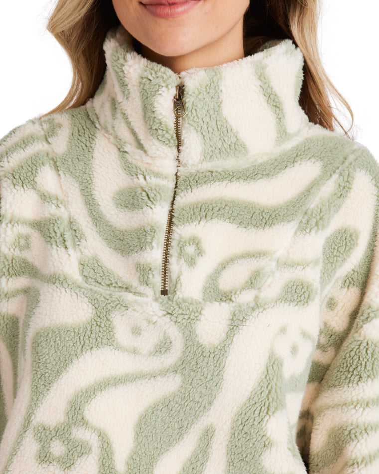 Golden Groove Half Zip Crew