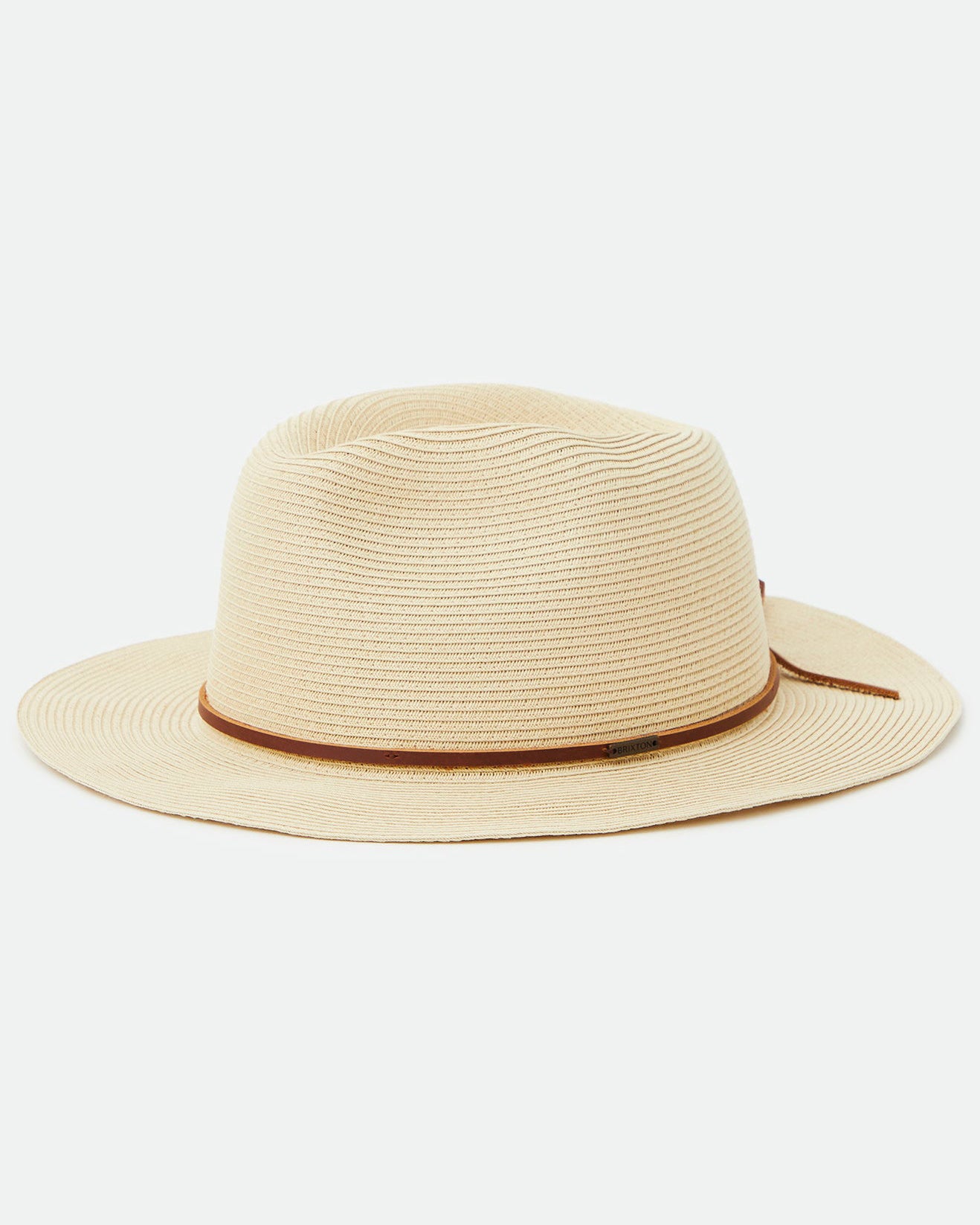 Wesley Straw Packable Fedora