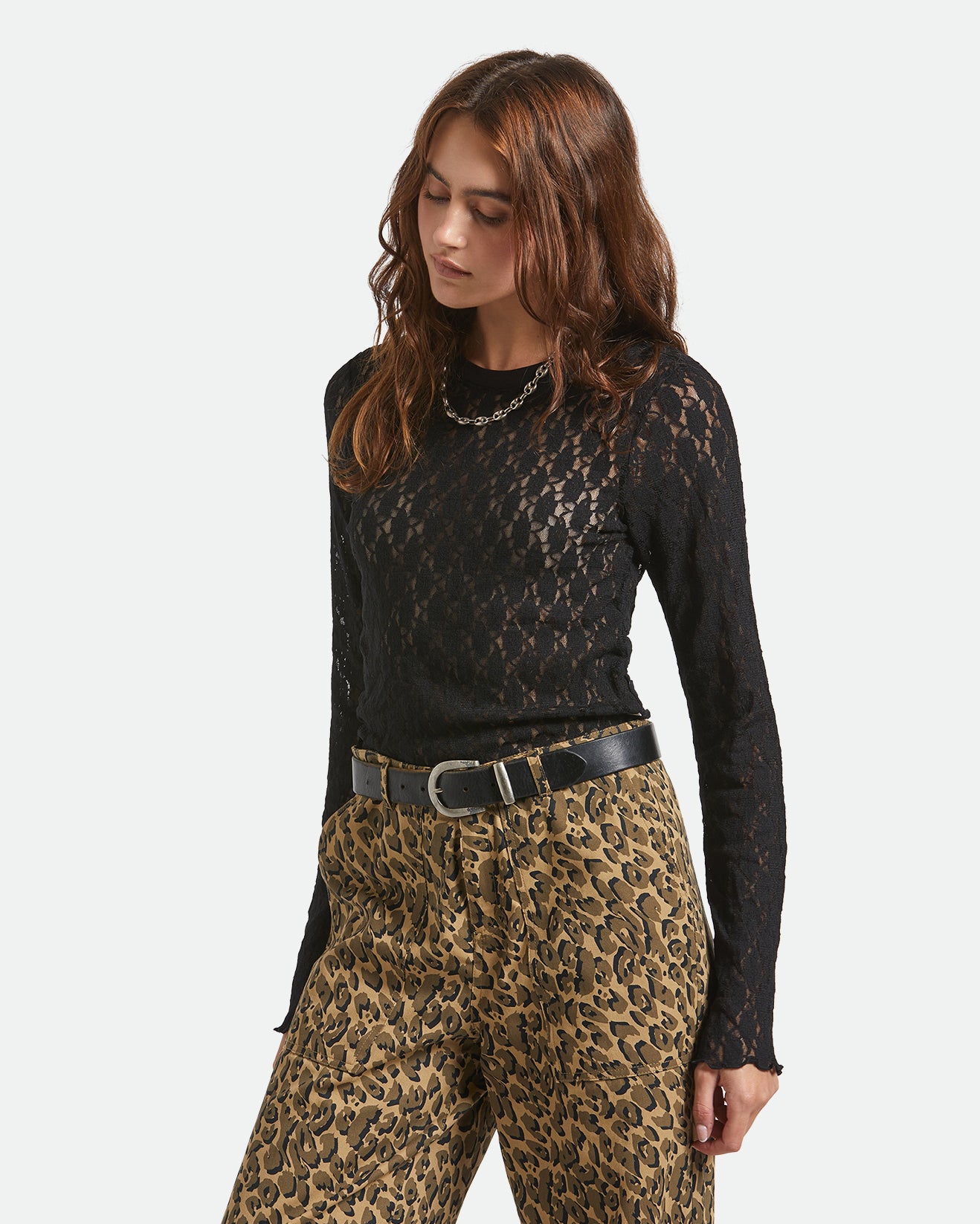 Dolly Slim Long Sleeve Knit Tee