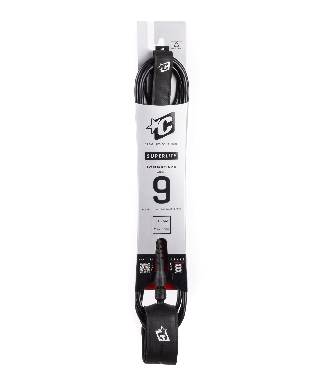 Superlite Longboard Ankle 9 Leash