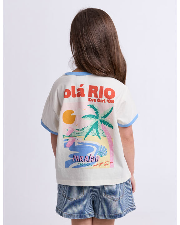 Girls Vacay Ringer Tee