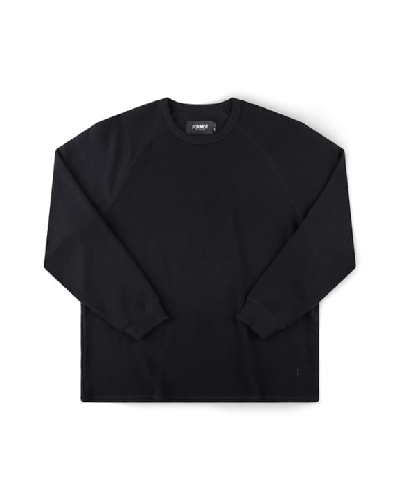 Ag Raglan Waffle Crew