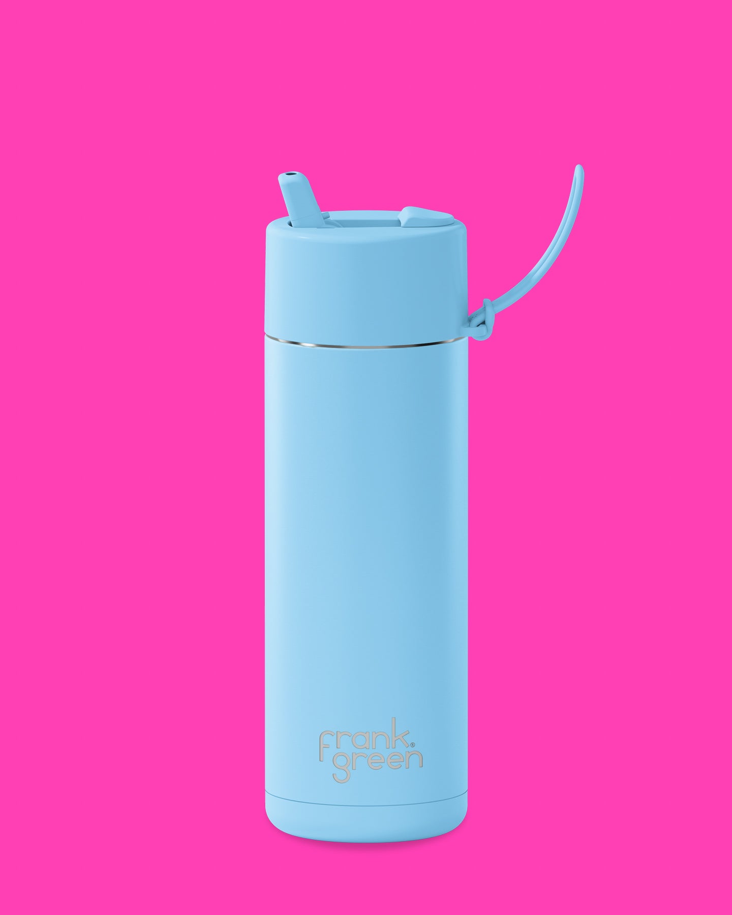 20oz Reusable Bottle with Flip Straw Lid