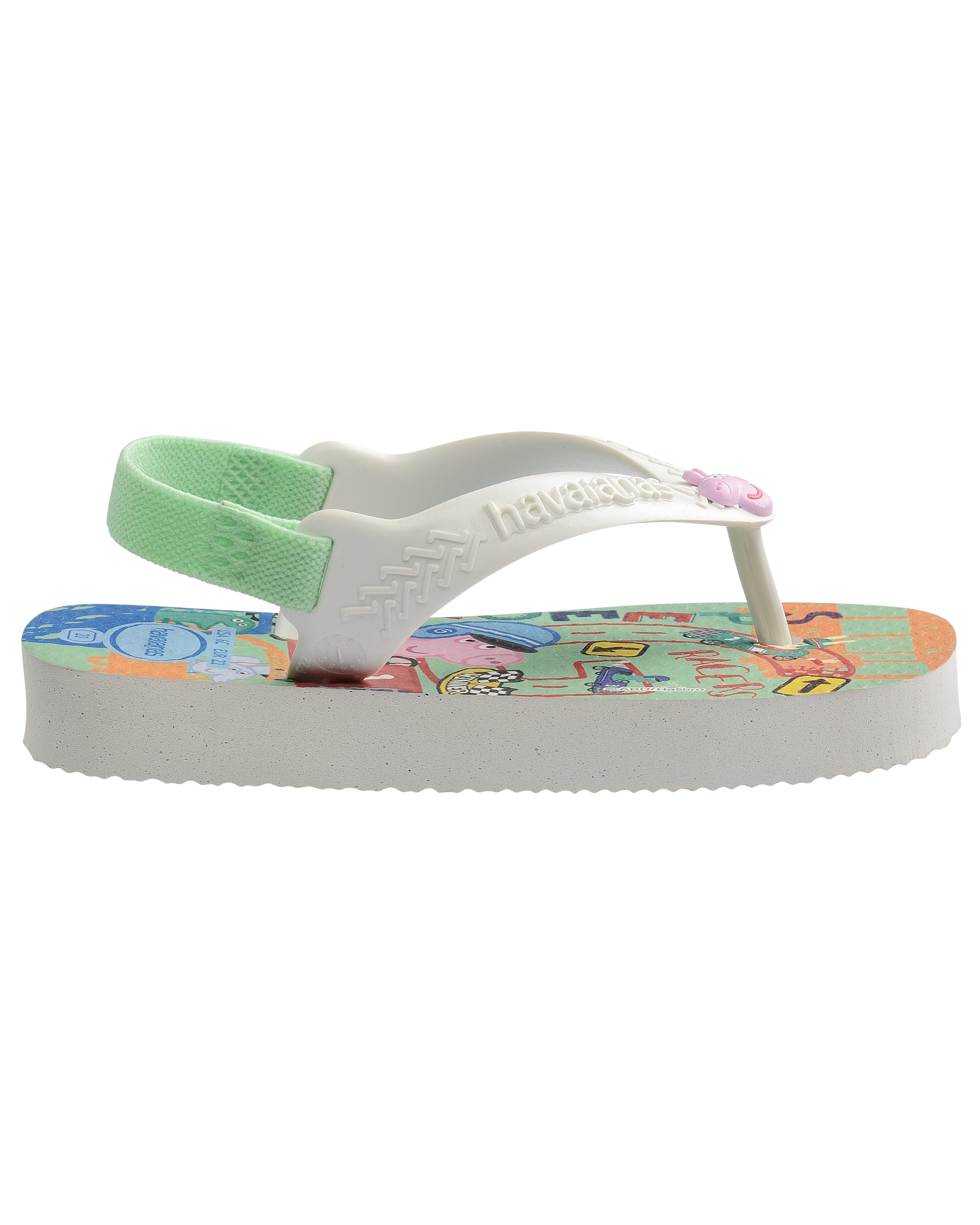 Baby Peppa Pig Car Race