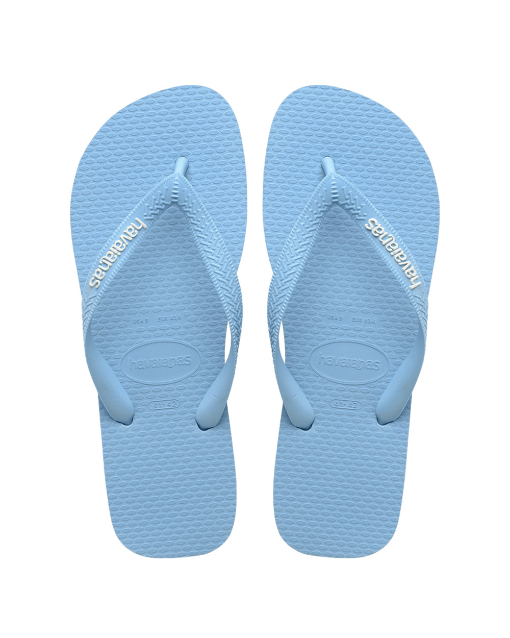 Rubber Logo Light Blue/White