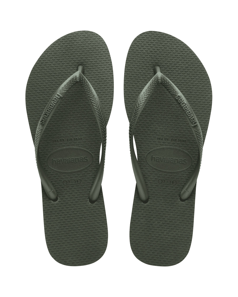 Slim Metallic Green Olive