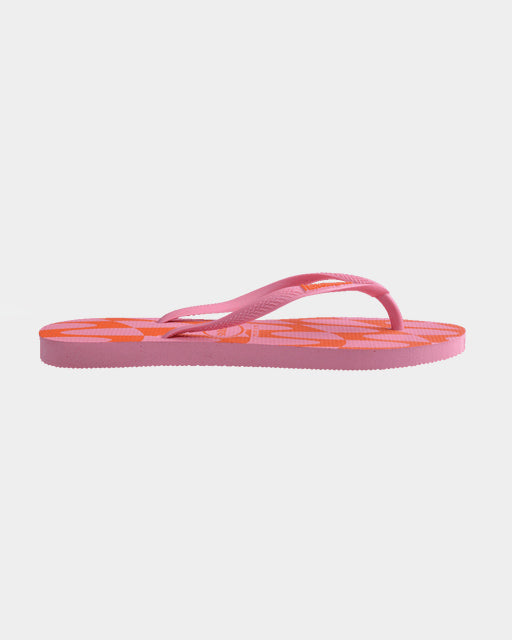 Slim Distorted Wave Pink