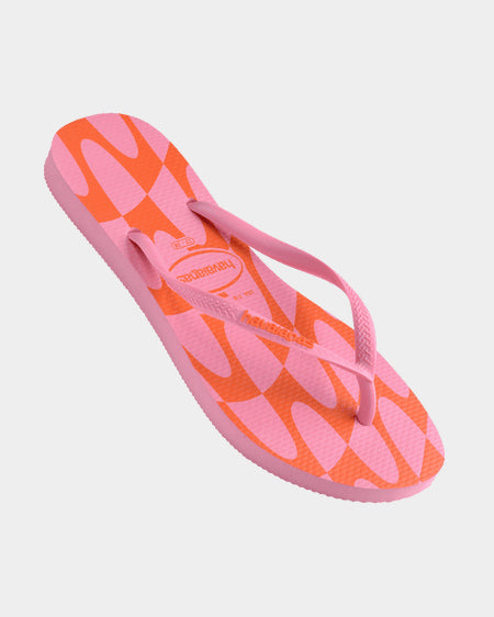 Slim Distorted Wave Pink