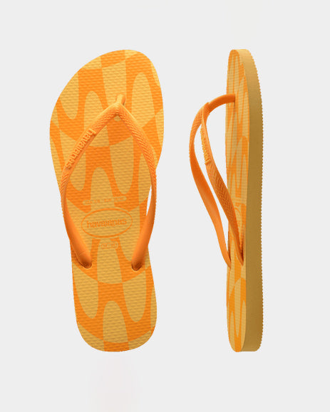 Slim Distorted Wave Orange
