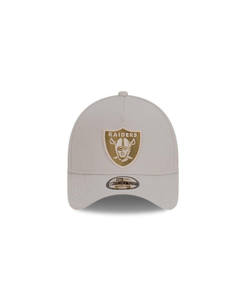 Raiders 9Forty A frame Medium Silver Olive Cap
