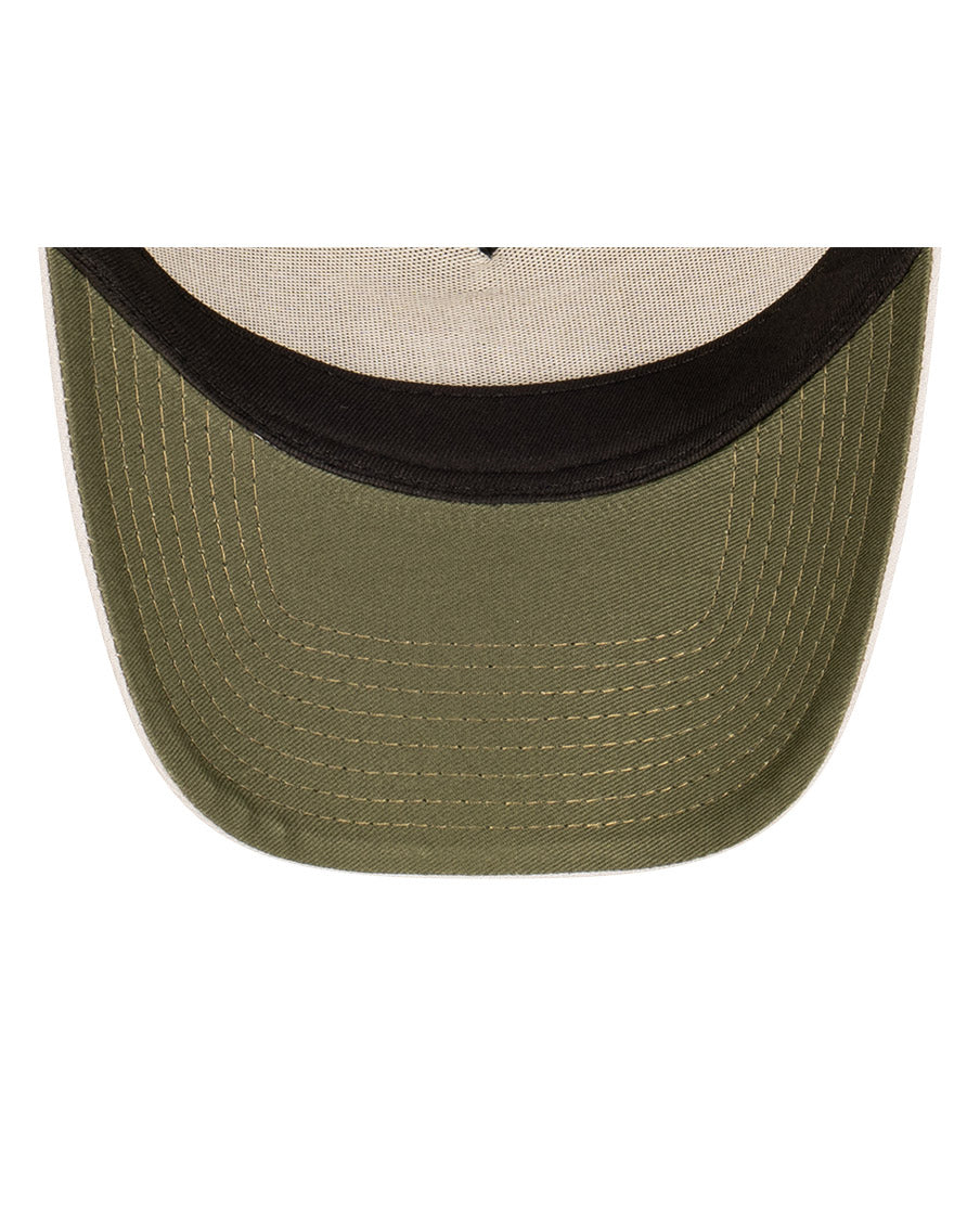 Raiders 9Forty A frame Medium Silver Olive Cap