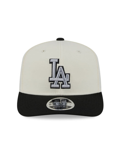 9Seventy Stretch Snap 2-Tone Chrome Los Angeles Dodgers Cap
