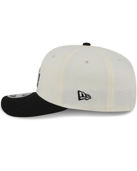 9Seventy Stretch Snap 2-Tone Chrome Los Angeles Dodgers Cap