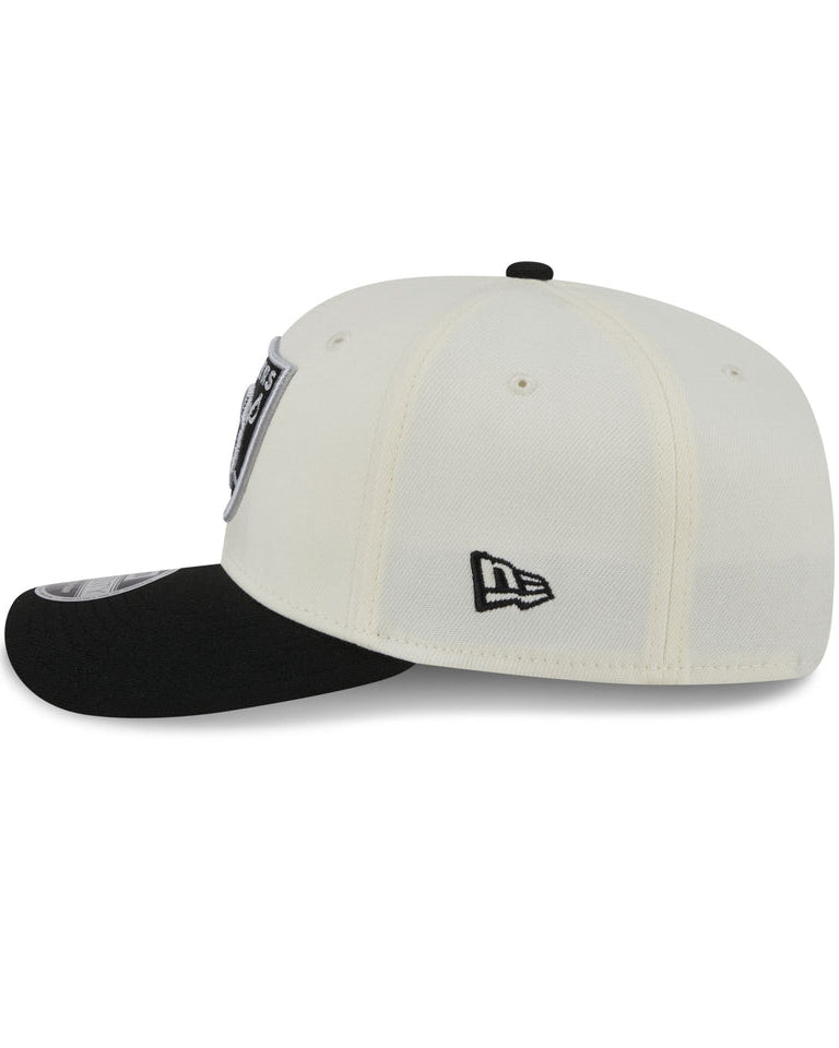 9Seventy Stretch Snap 2-Tone Chrome Las Vegas Raiders Cap