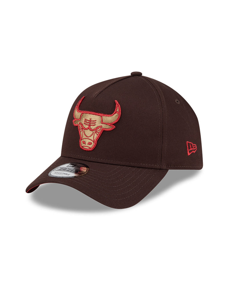 9Forty A Frame Choc Cherry Chicago Bulls Cap