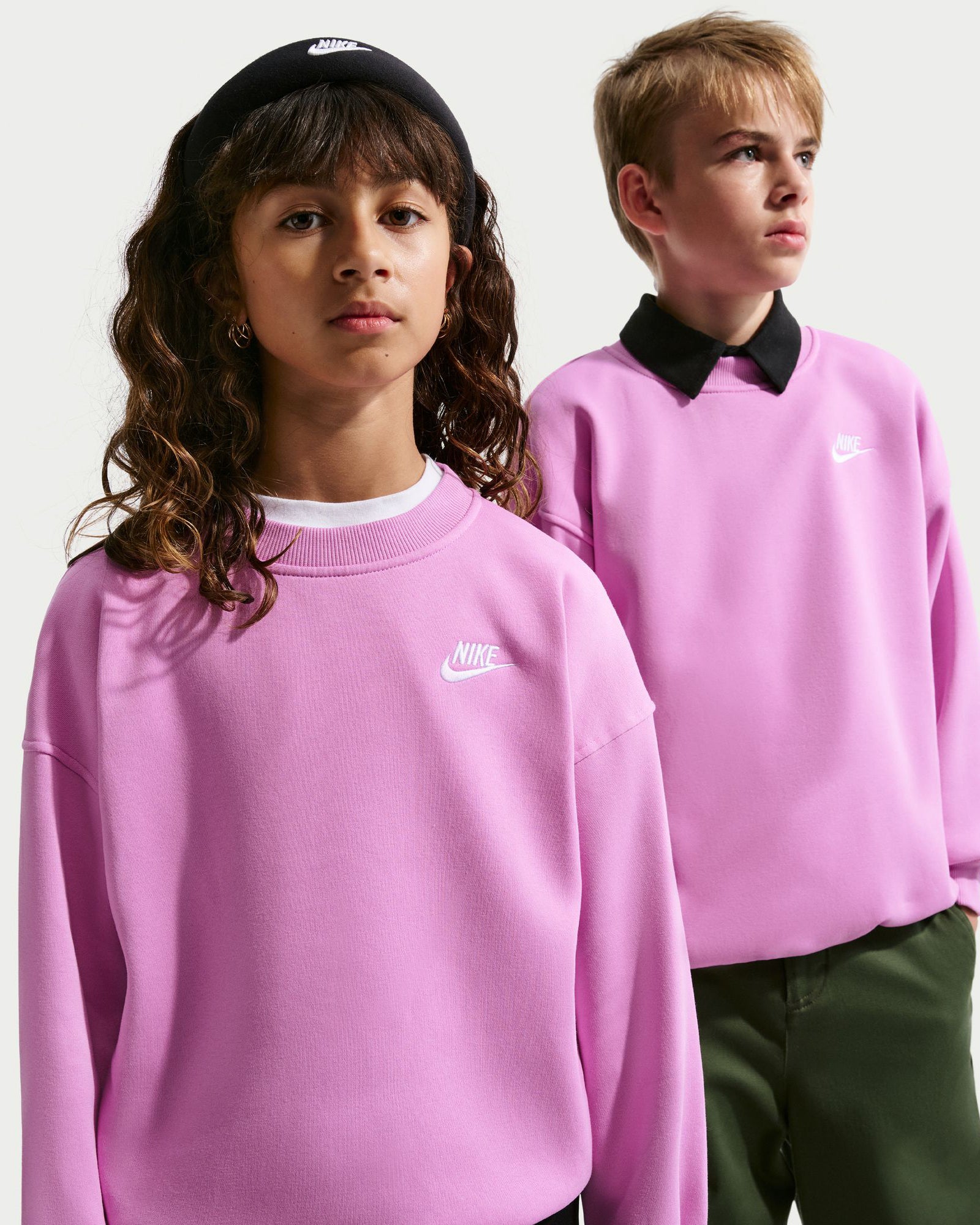 Girls Sportswear Club Fleece Crew