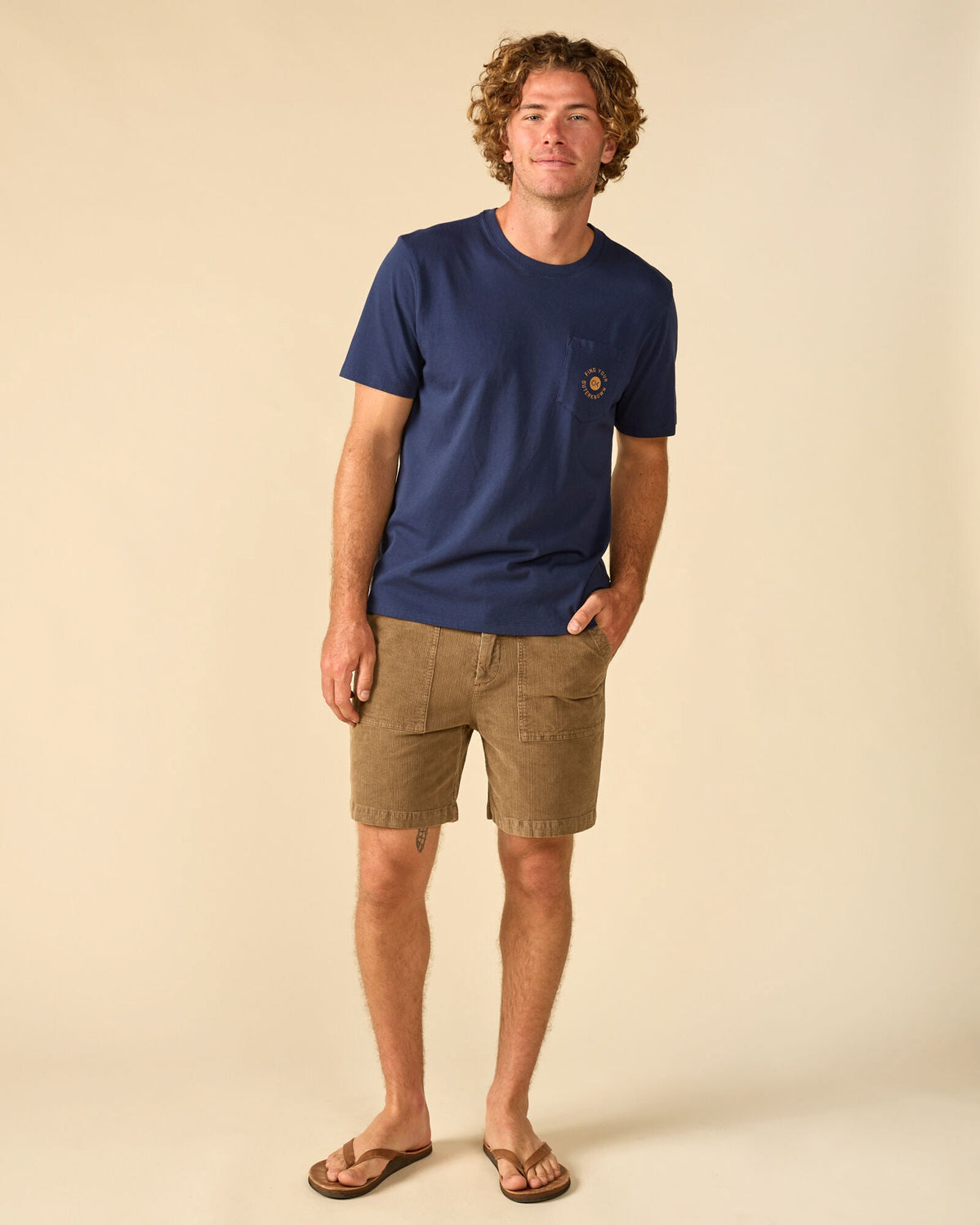 Seventyseven Cord Utility Short