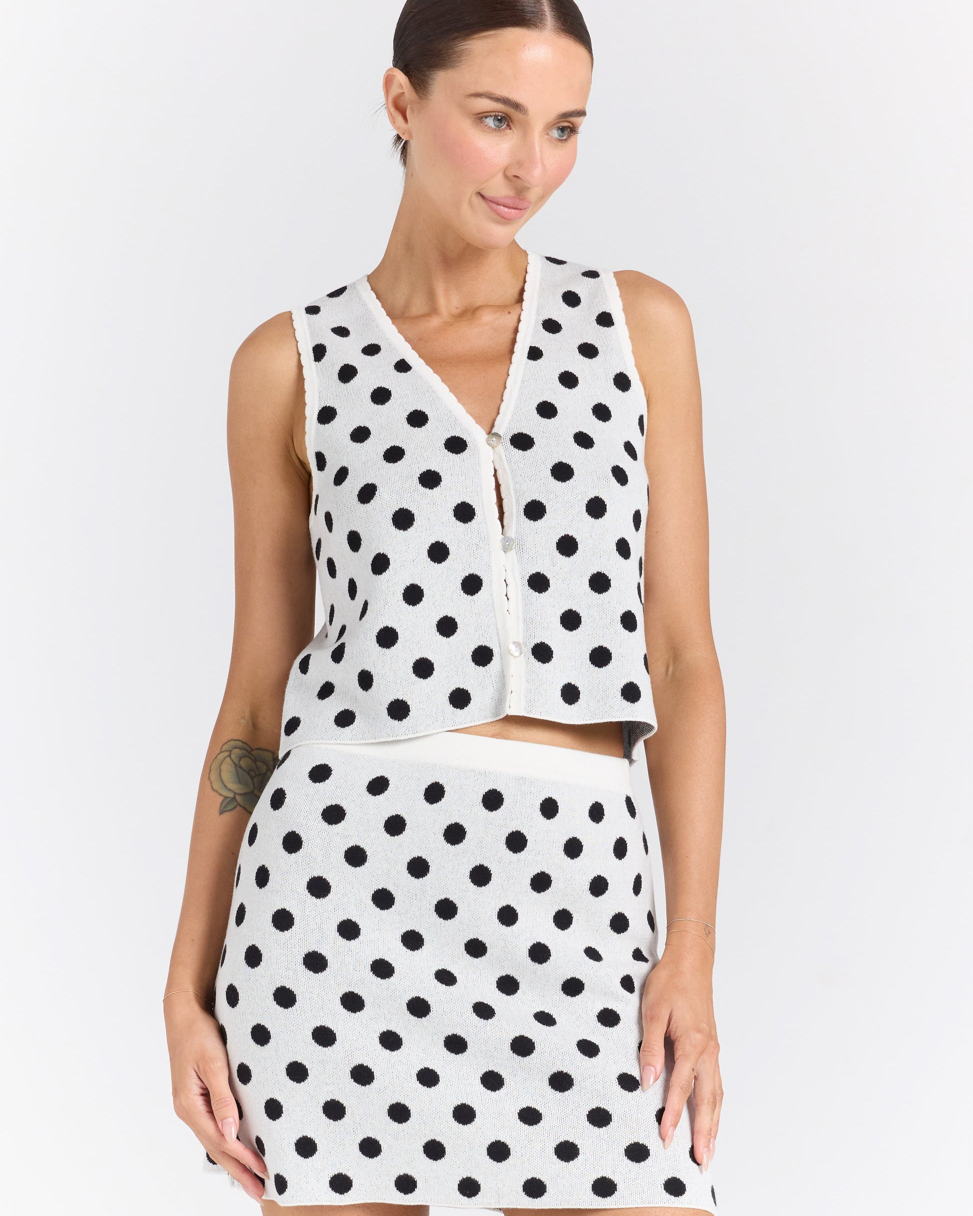 Seaside Knit Mini Skirt