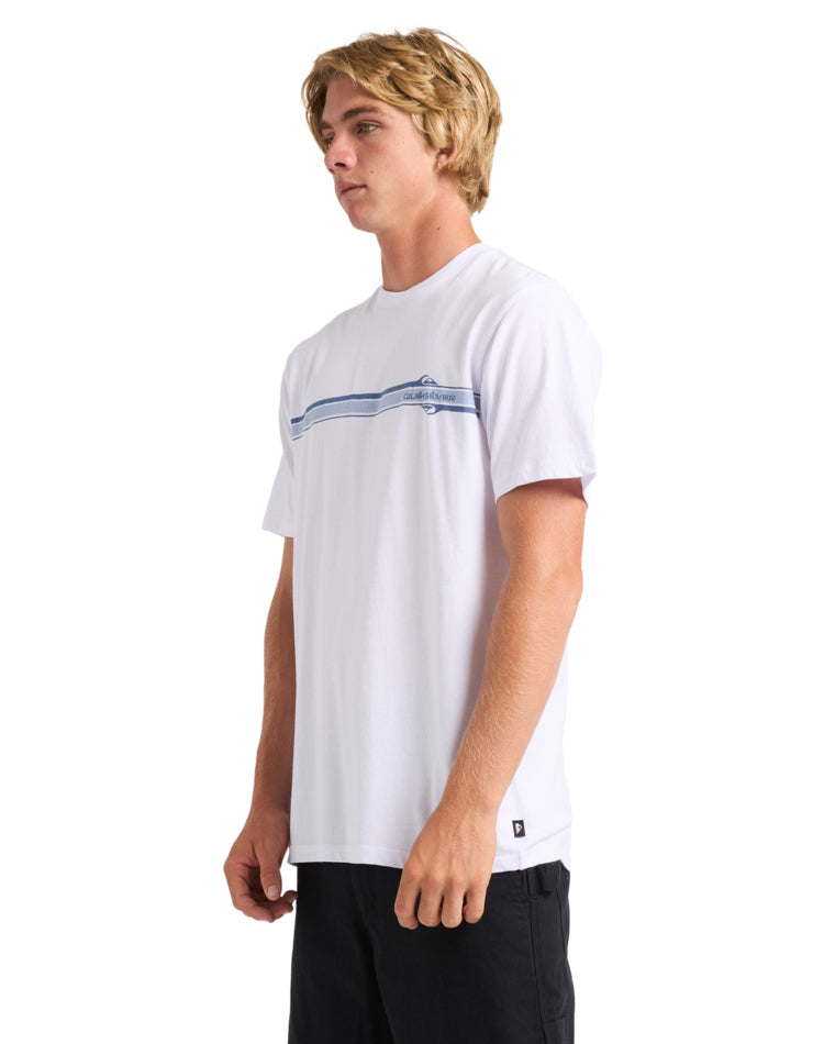 Line Up Stripe Short Sleeve Tee