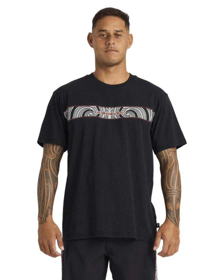 Takarangi Panel Short Sleeve Tee