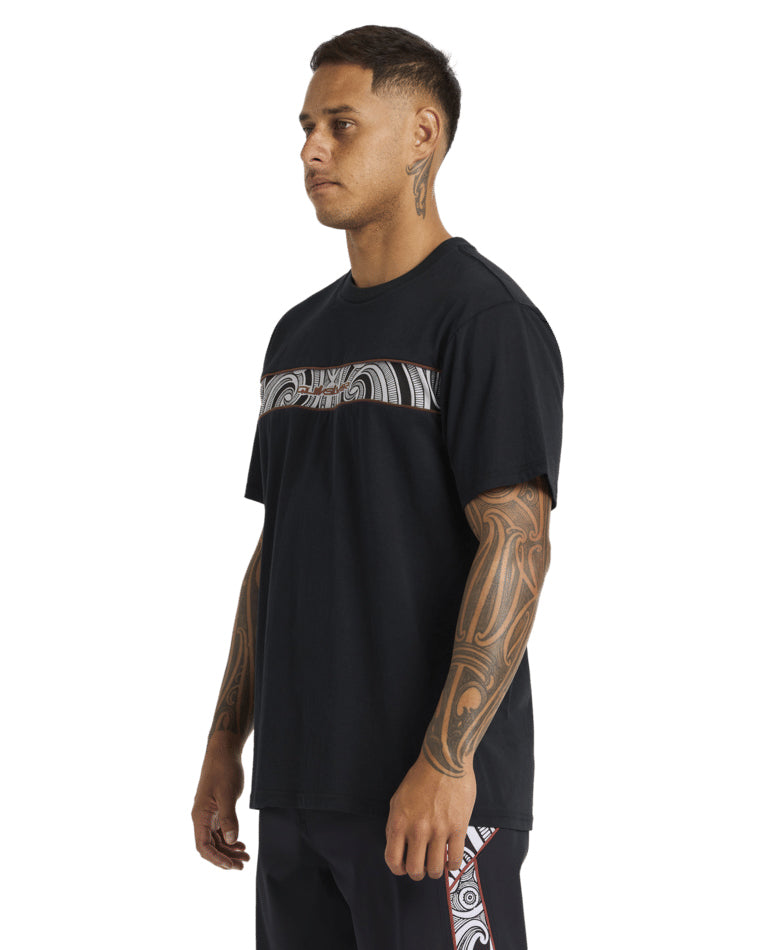 Takarangi Panel Short Sleeve Tee