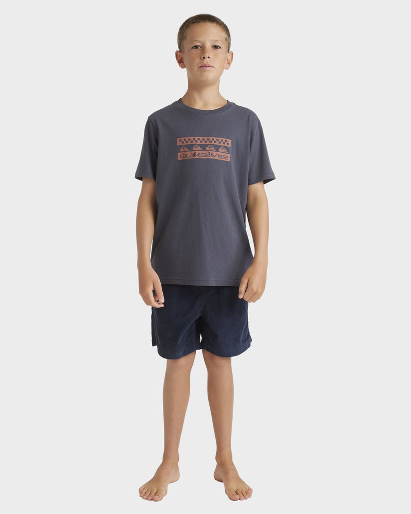 Boys Comp Check Short Sleeve Tee
