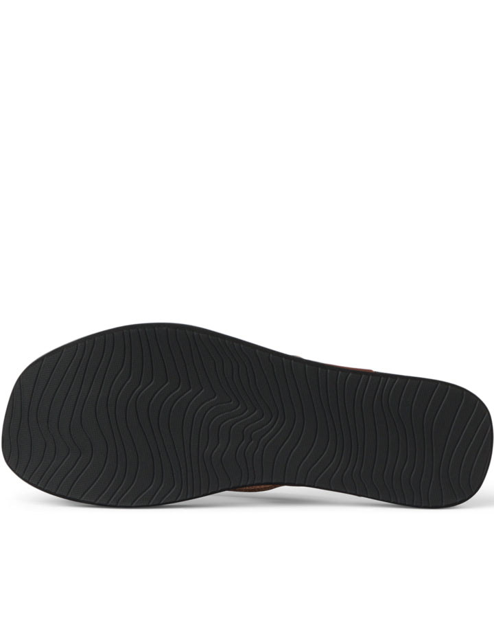 Underside view of Reef thong showing full-length tread pattern for grip