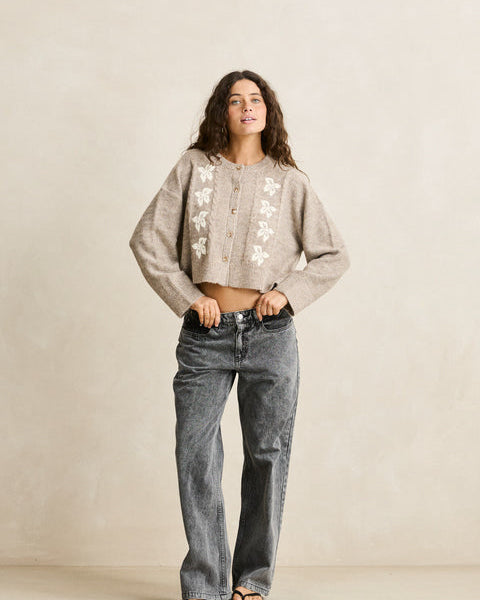 Blanca Floral Crop Cardigan