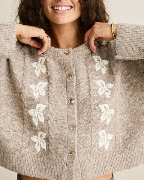 Blanca Floral Crop Cardigan